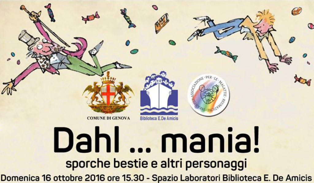 Dahl… mania! Alla Biblioteca De Amicis per Amri