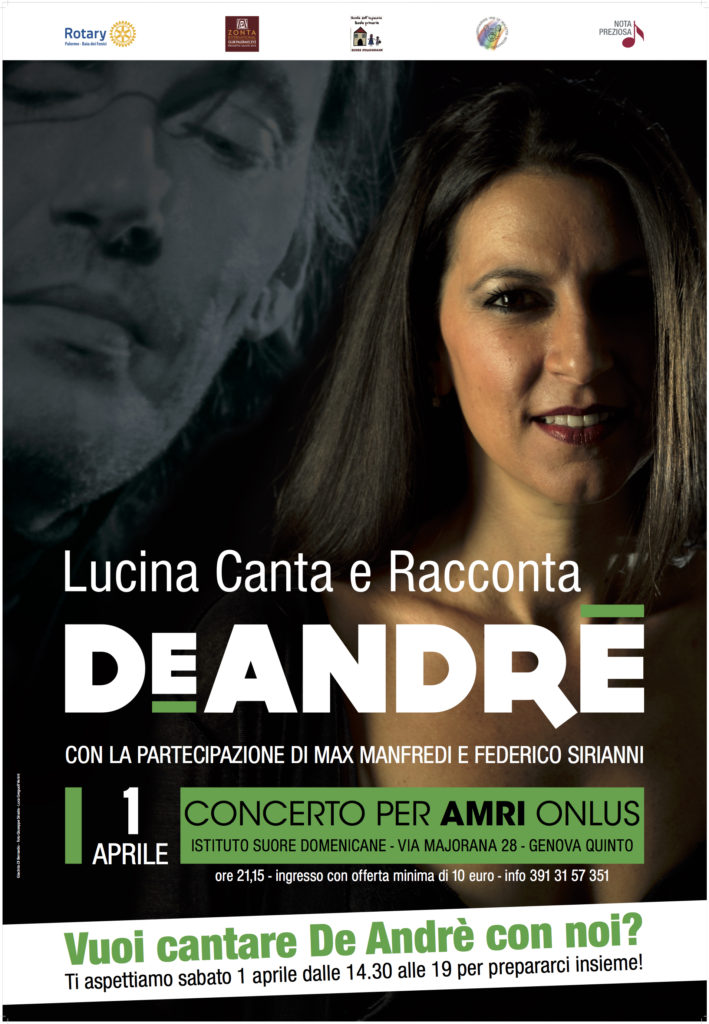 Lucina Lanzara canta De André - Concerto 1 Aprile 2017