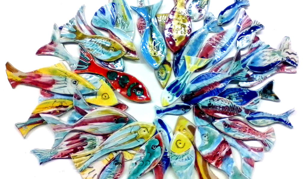 Esposizione di opere in ceramica per Amri a Boccadasse